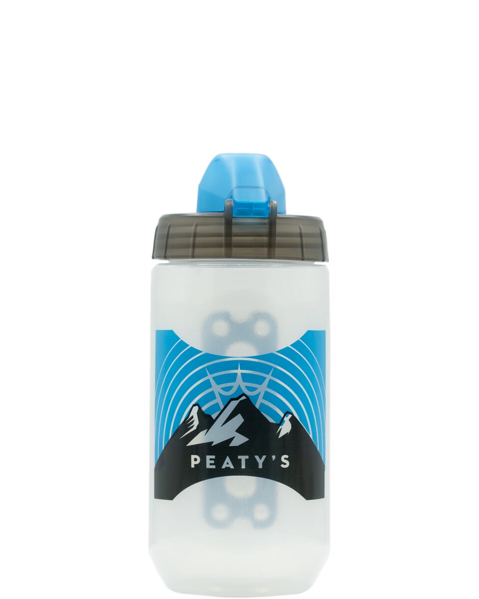 PEATYS Lahev na kolo Peaty's X Fidlock Locking - Sunrise clear 450 ml
