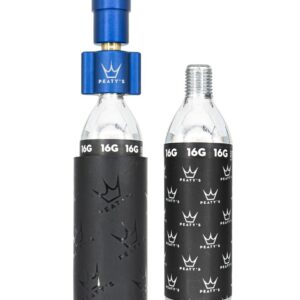 PEATYS Pumpa na bombičky Peaty's Holeshot Co2 tyre inflator Barva: Navy
