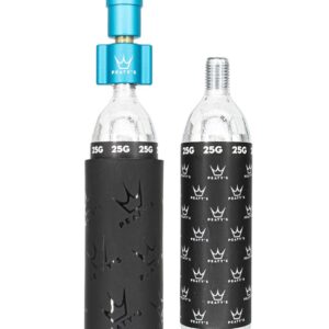 PEATYS Pumpa na bombičky Peaty's Holeshot Co2 tyre inflator Barva: Turquoise