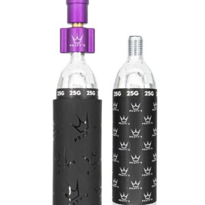 PEATYS Pumpa na bombičky Peaty's Holeshot Co2 tyre inflator Barva: Violet