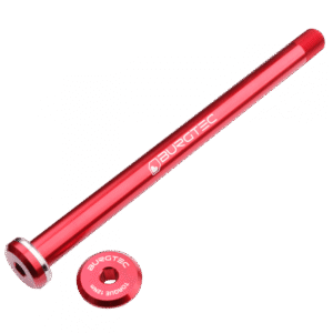 Zadní osa Burgtec pro Santa Cruz 168.5mm Barva: Race Red