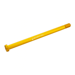 Zadní osa Burgtec pro Trek 198.5mm Barva: Burgtec Bullion Gold