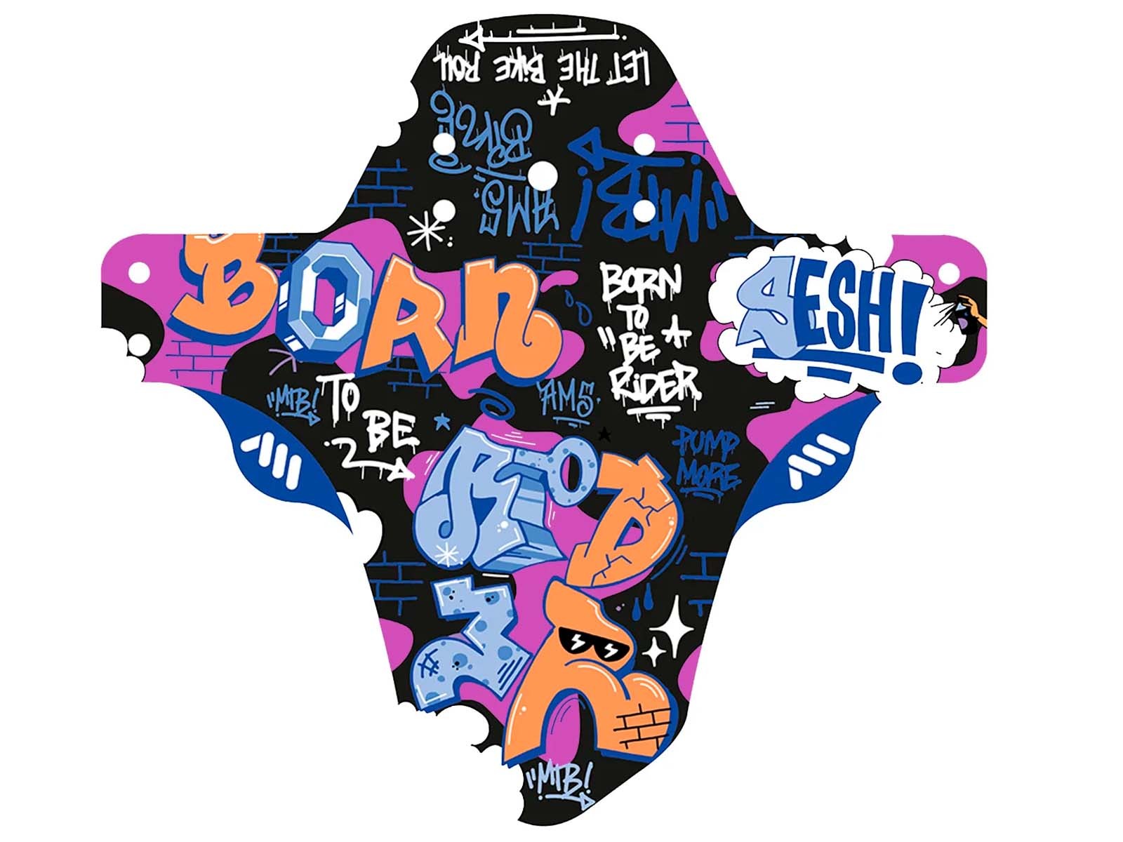 AMS blatníček - Born To Be Rider - modrý