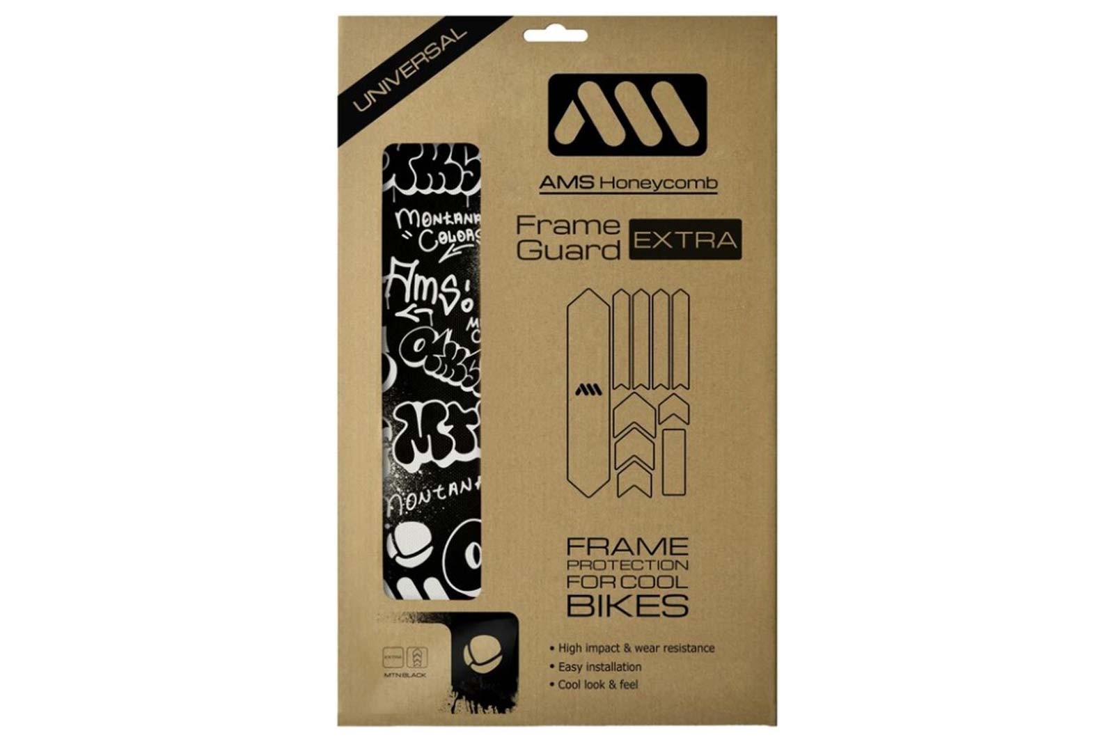 AMS ochranné polepy - EXTRA - Montana Colors - Black - Obrázek 2