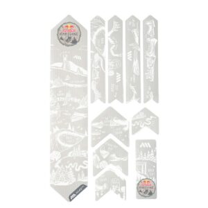 AMS ochranné polepy - EXTRA - RedBull Hardline - White