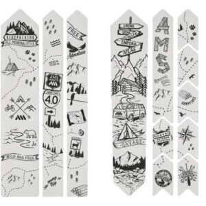 AMS ochranné polepy - ROAD/GRAVEL - Bikepacking / black