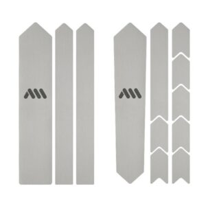 AMS ochranné polepy - ROAD/GRAVEL - Clear/Silver