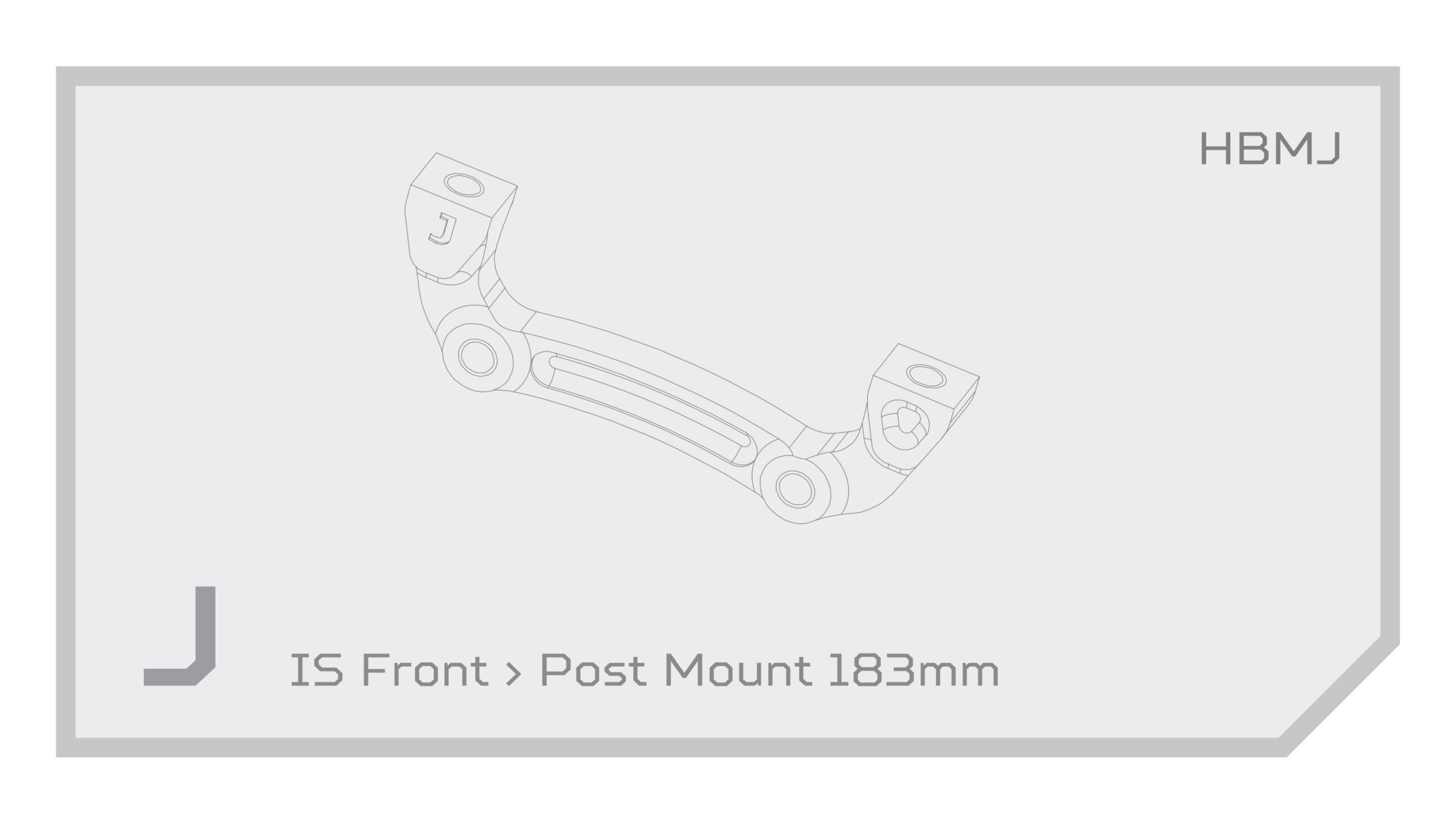 Adaptér brzd Hope - IS Typ: J