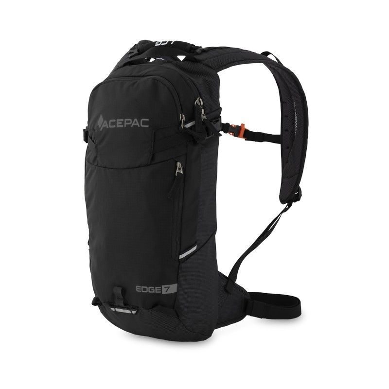 Batoh ACEPAC Edge 7 - černý + chránič páteře - Obrázek 2