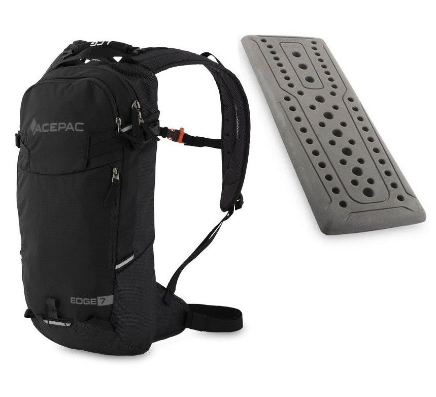 Batoh ACEPAC Edge 7 - černý + chránič páteře