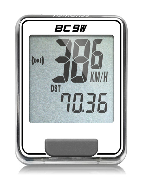 Bezdrátový computer Echowell BC9W Barva: Bílo-šedá