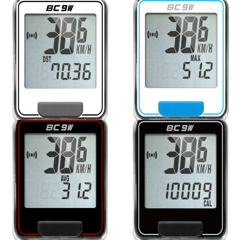 Bezdrátový computer Echowell BC9W Barva: Černá - Obrázek 2