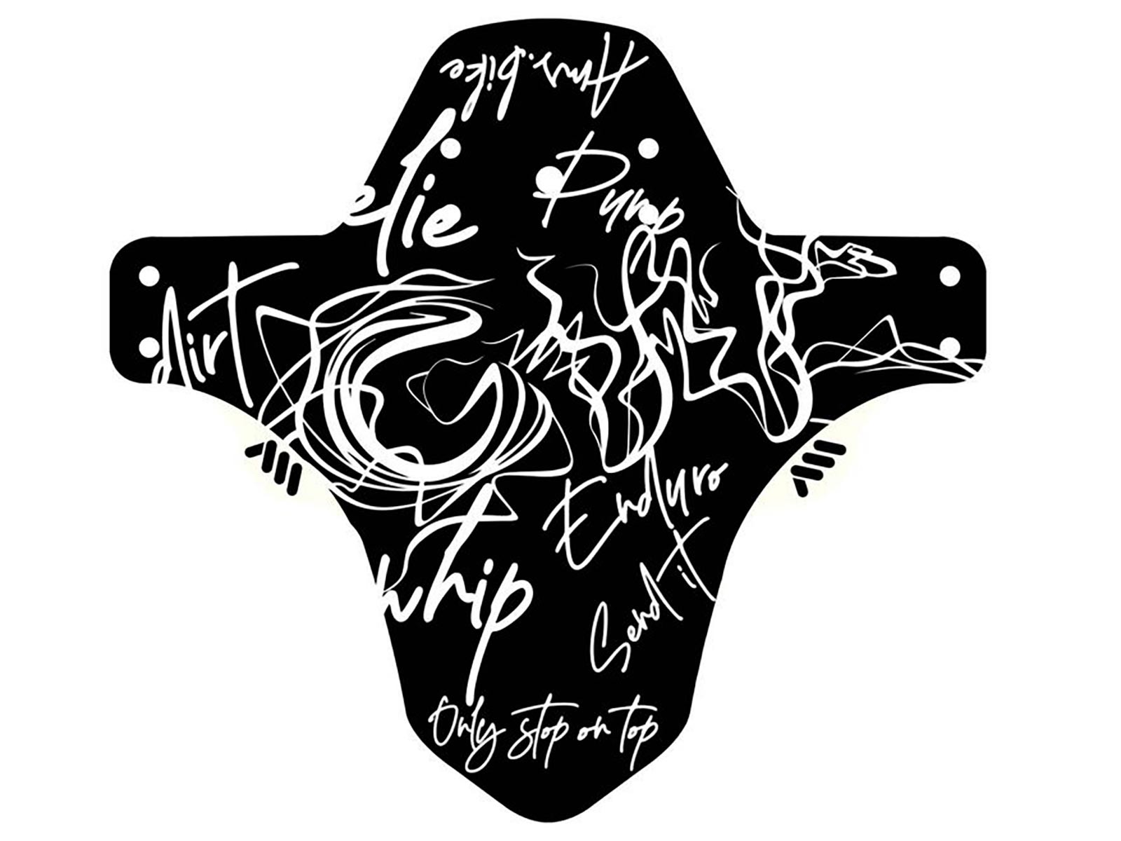 Blatníček AMS Mud Signature - bílý