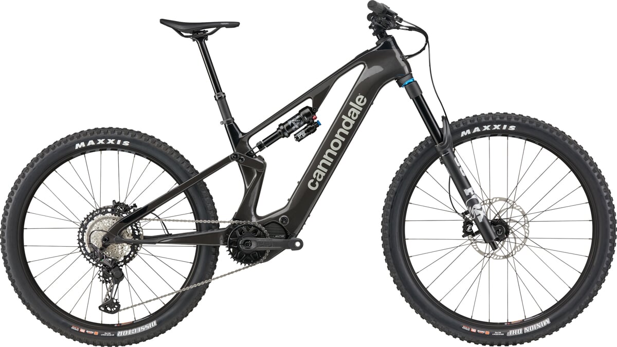 Celoodpružené elektrokolo Cannondale Moterra SL Carbon 2 - Grey/black Velikost: XL