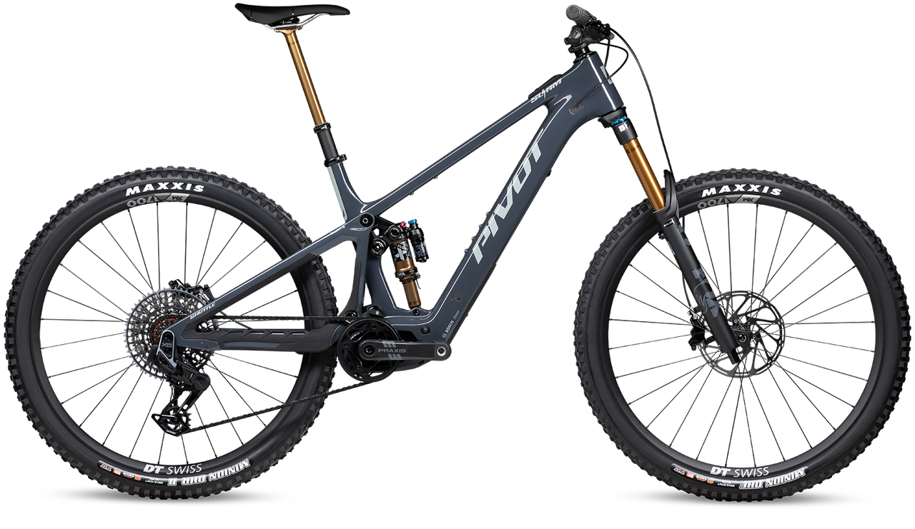 Celoodpružené elektrokolo Pivot SL/AM Pro X0 Eagle Transmission Barva: Gloss Grey