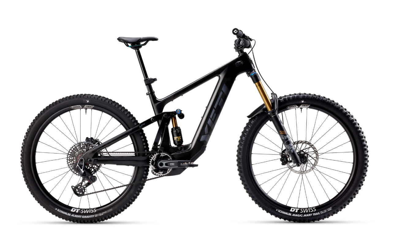 Celoodpružené elektrokolo Yeti LTE T4 XX AXS Transmission - Raw Gloss Velikost: XL