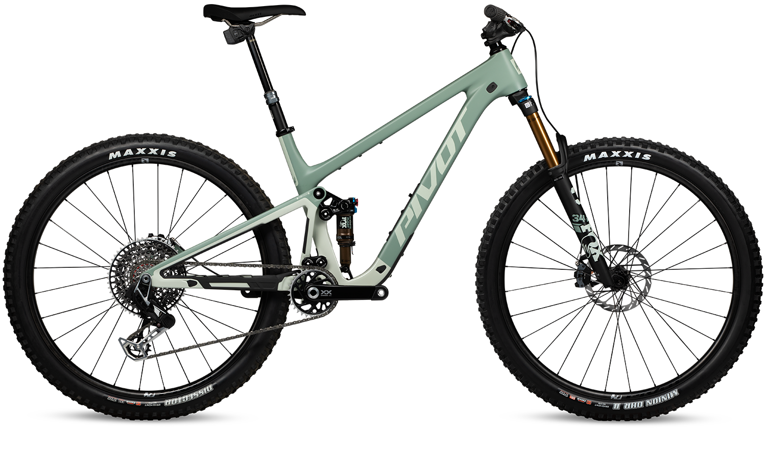 Celoodpružené kolo Pivot Trailcat SL Team XX Eagle Transmission Barva: Green Meadow Mist