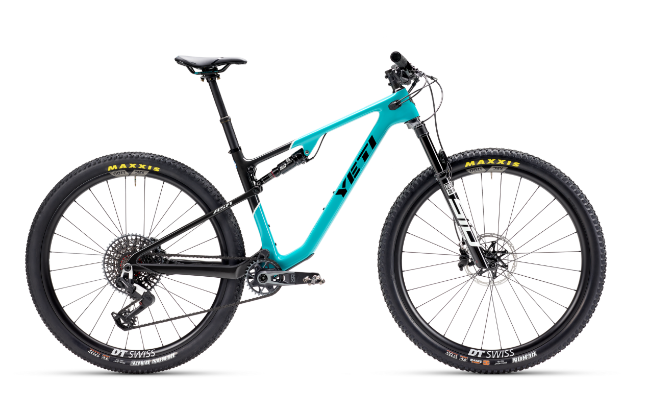 Celoodpružené kolo Yeti ASR T2 X0/90 Transmission - Turquoise Velikost: XL