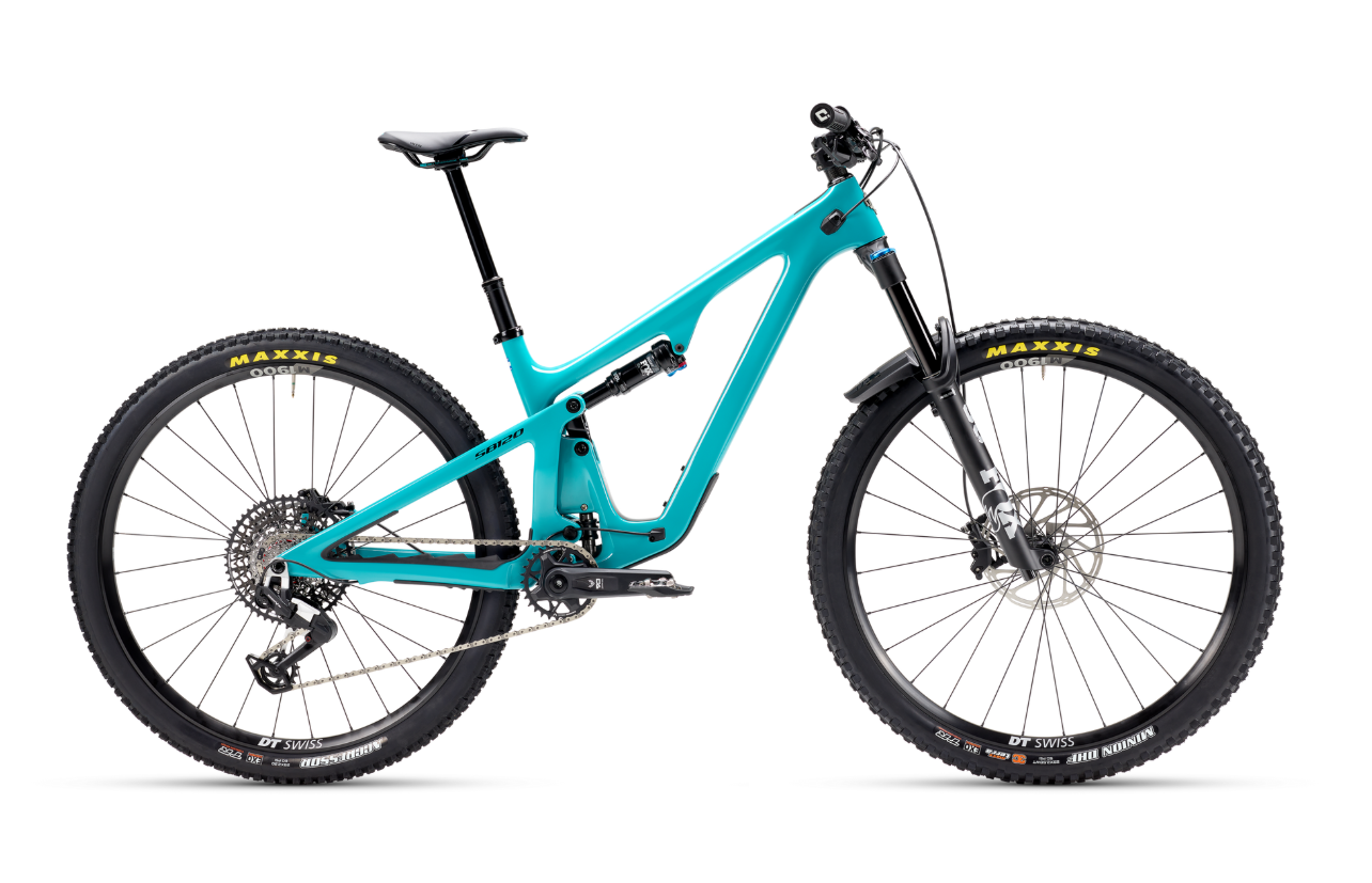 Celoodpružené kolo Yeti SB120 C2 90 Transmission - Turquoise Velikost: XXL