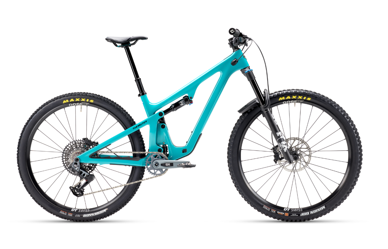 Celoodpružené kolo Yeti SB120 C3 GX AXS Transmission - Turquoise Velikost: XXL