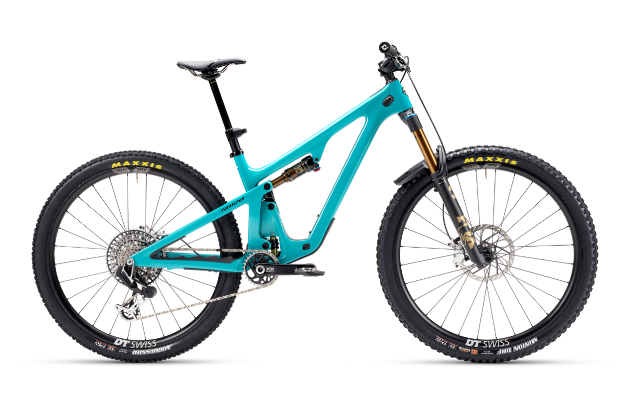 Celoodpružené kolo Yeti SB120 T4 XX AXS Transmission - Turquoise Velikost: XXL