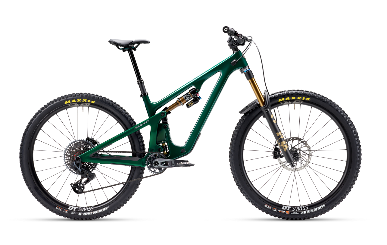 Celoodpružené kolo Yeti SB140 T3 X0 AXS Transmission - Emerald Velikost: XXL