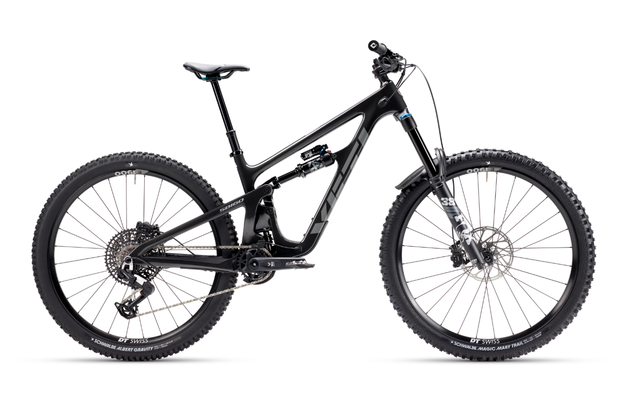Celoodpružené kolo Yeti SB160 C2 90 Transmission - Black Velikost: XXL
