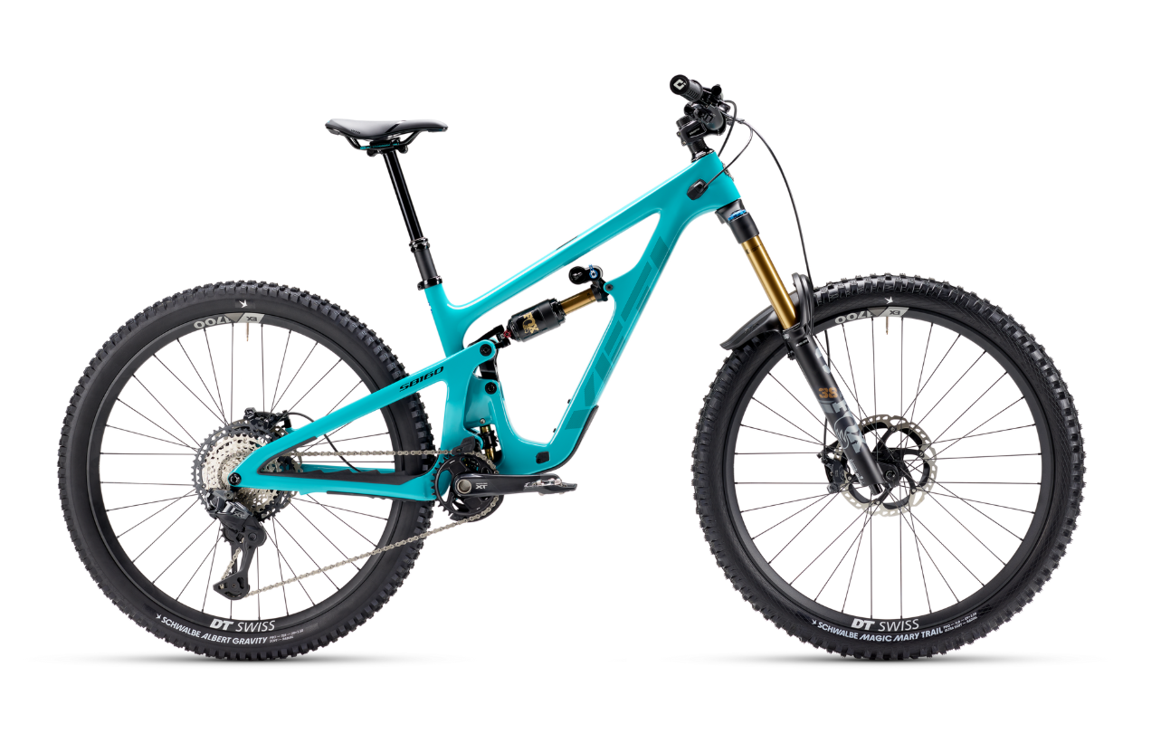 Celoodpružené kolo Yeti SB160 T1 XT Di2 - Turquoise Velikost: XXL