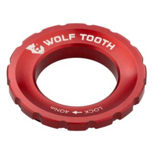 Centerlock matice Wolf Tooth - Vnější Barva: Červená