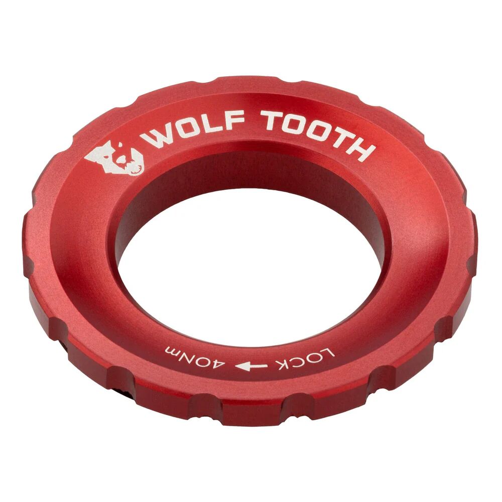 Centerlock matice Wolf Tooth - Vnější Barva: Červená