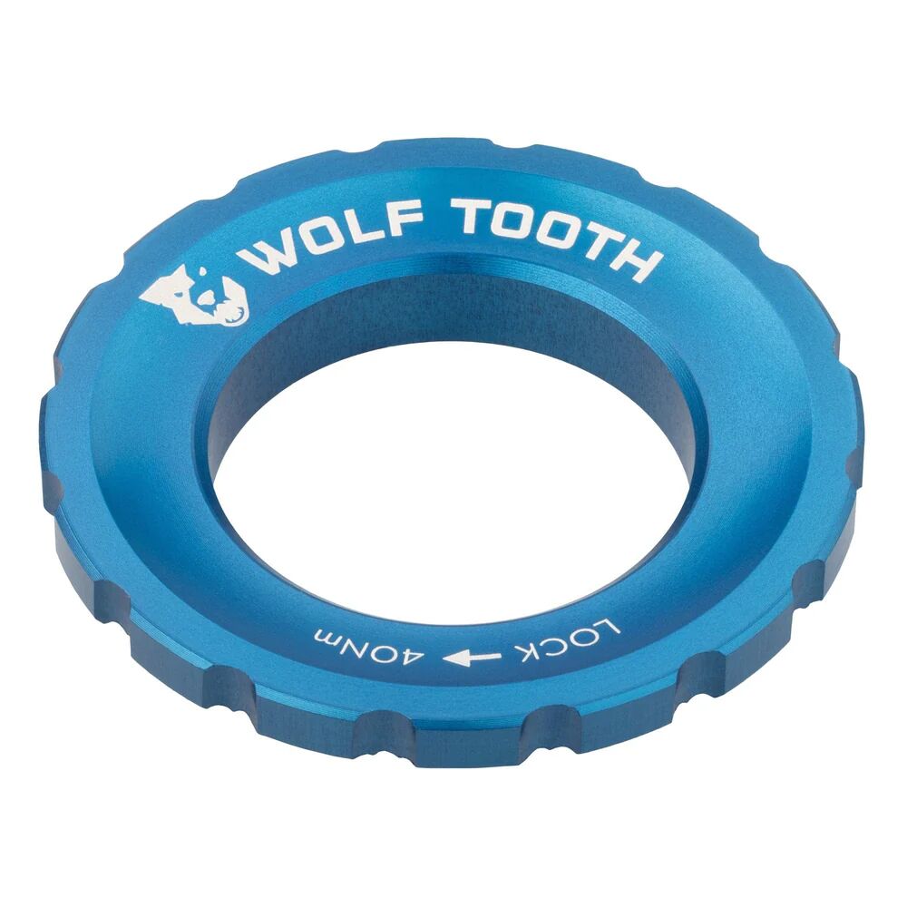 Centerlock matice Wolf Tooth - Vnější Barva: Modrá