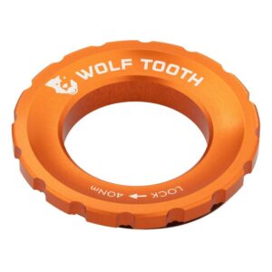 Centerlock matice Wolf Tooth - Vnější Barva: Oranžová