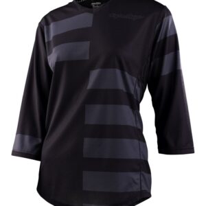 Dámský cyklistický dres Troy Lee Designs Mischief - Split Stripe Black Velikost: L
