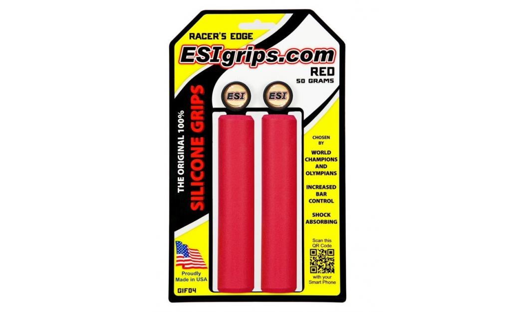ESIgrips Gripy ESI grips Racers Edge silikonové Barva: Červené