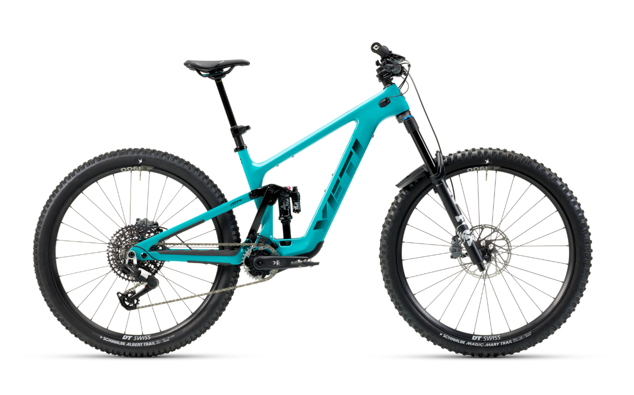 Elektrokolo Yeti MTe C2 90 Transmission - Turquoise Velikost: XL