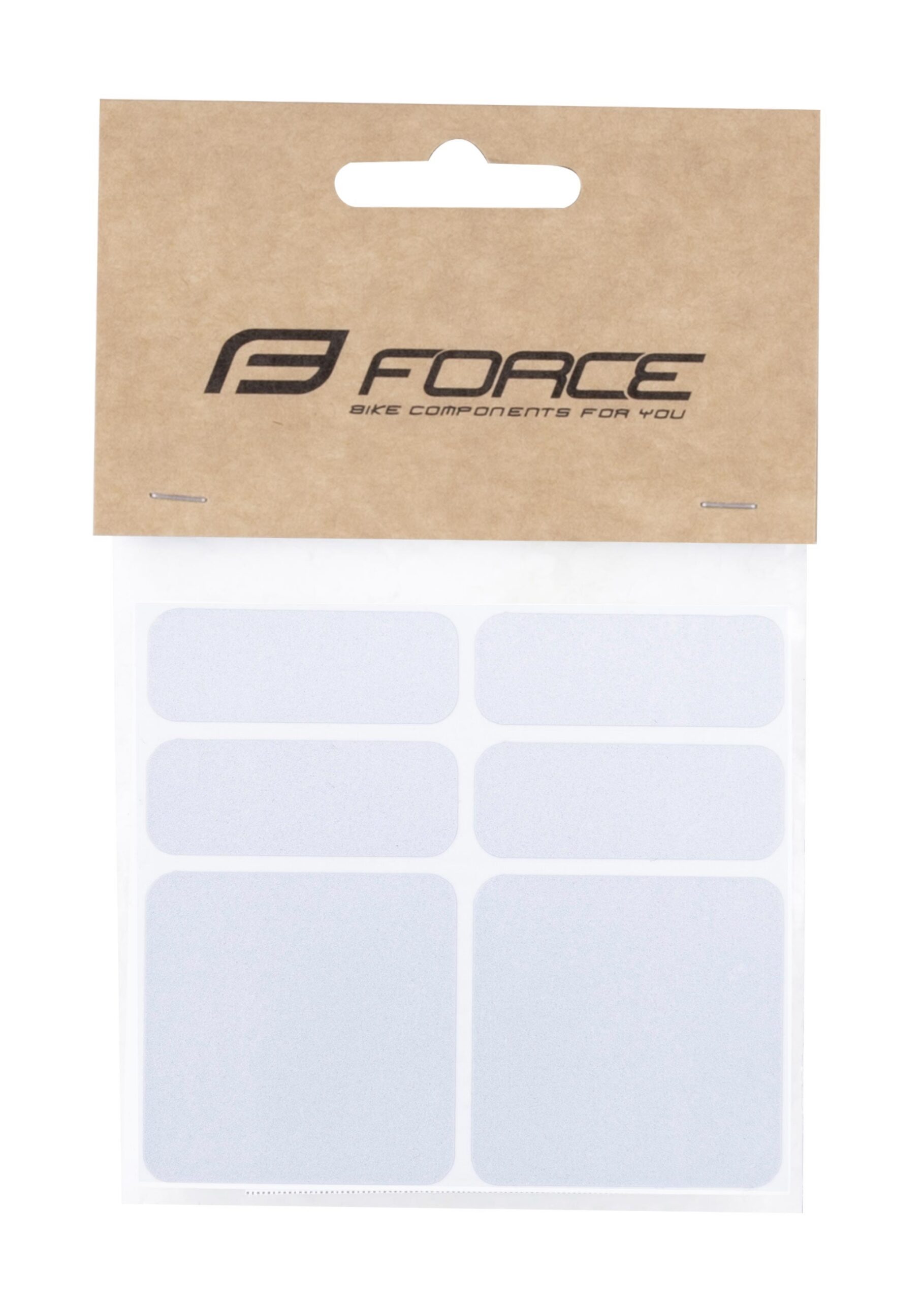 Force Samolepka reflexní stříbrná 6ks