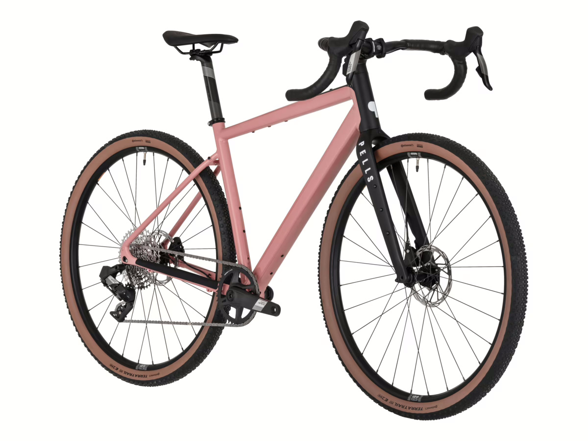 Gravel kolo Pells Raw 3 Shimano GRX - Dusty Rose Varianta: M - Obrázek 2