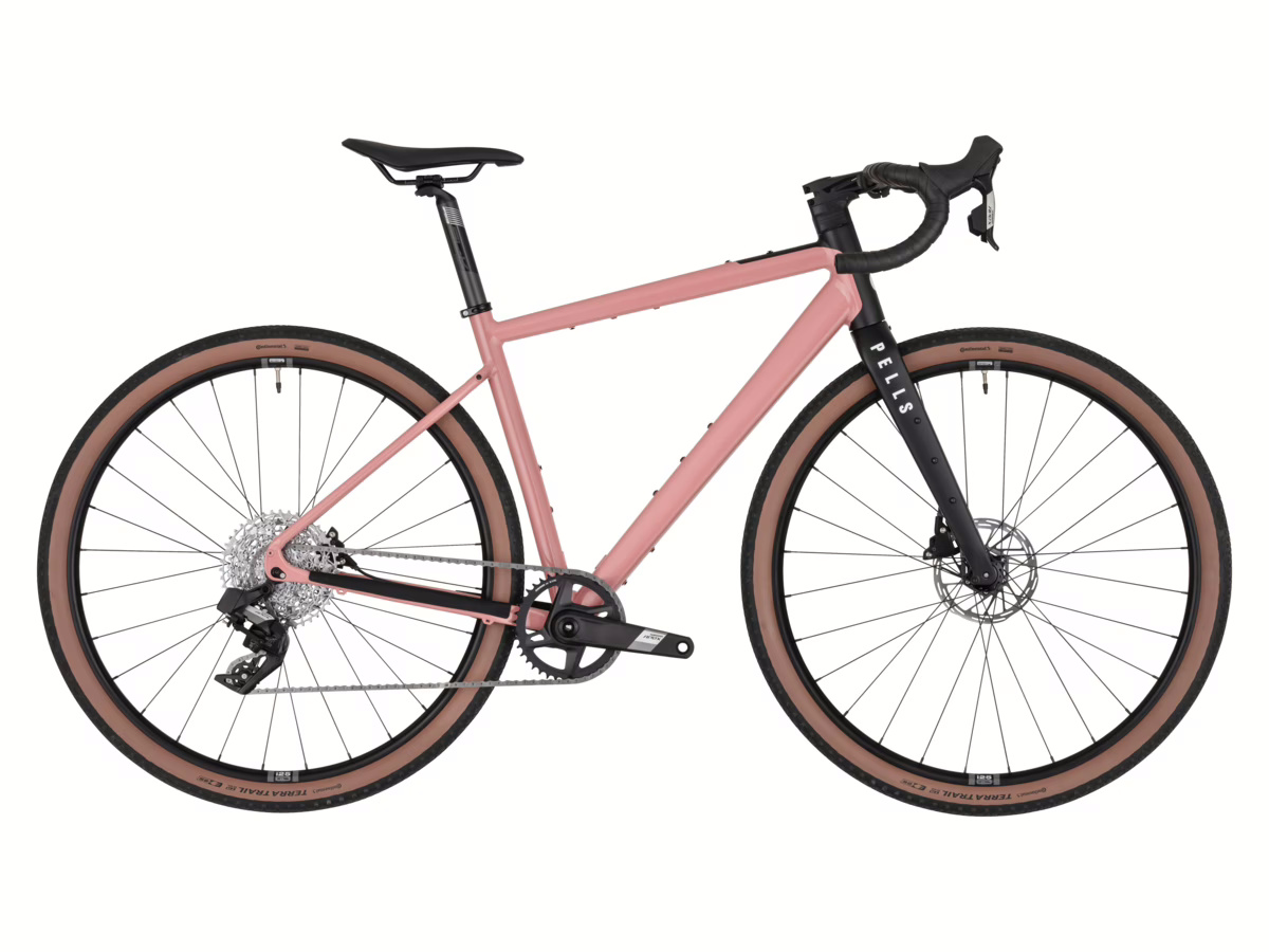 Gravel kolo Pells Raw 3 Shimano GRX - Dusty Rose Varianta: XL