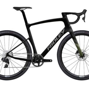 Gravelové kolo RIDLEY KANZO Fast Rival XLPR Black Metallic/Army Green/Silver Velikost: M