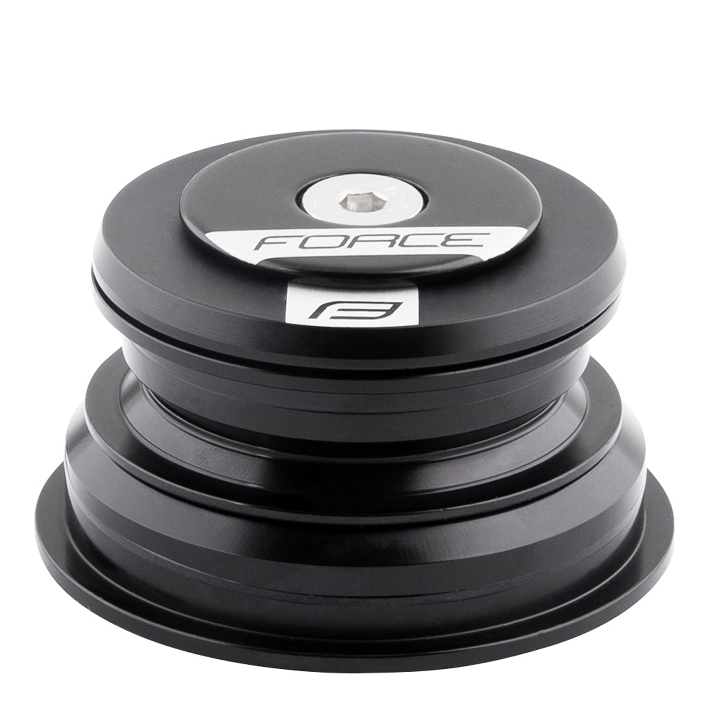 Hlavové složení FORCE TAPER 1 1/8"-1 1/2" polointegr.56mm - černé