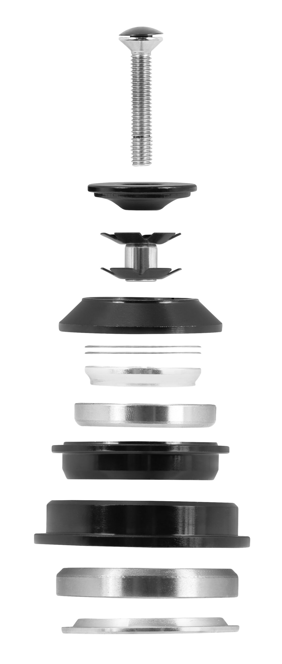 Hlavové složeni Force TAPER 1 1/8 - 1 1/2 polointegr. 55mm - černé - Obrázek 2