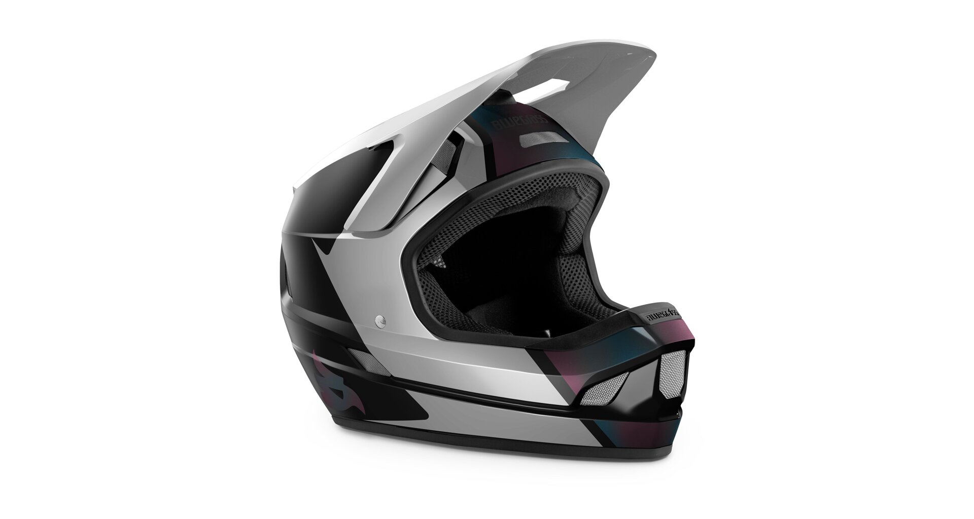 Integrální přilba BLUEGRASS LEGIT - bílá iridescent vel.: 60-62