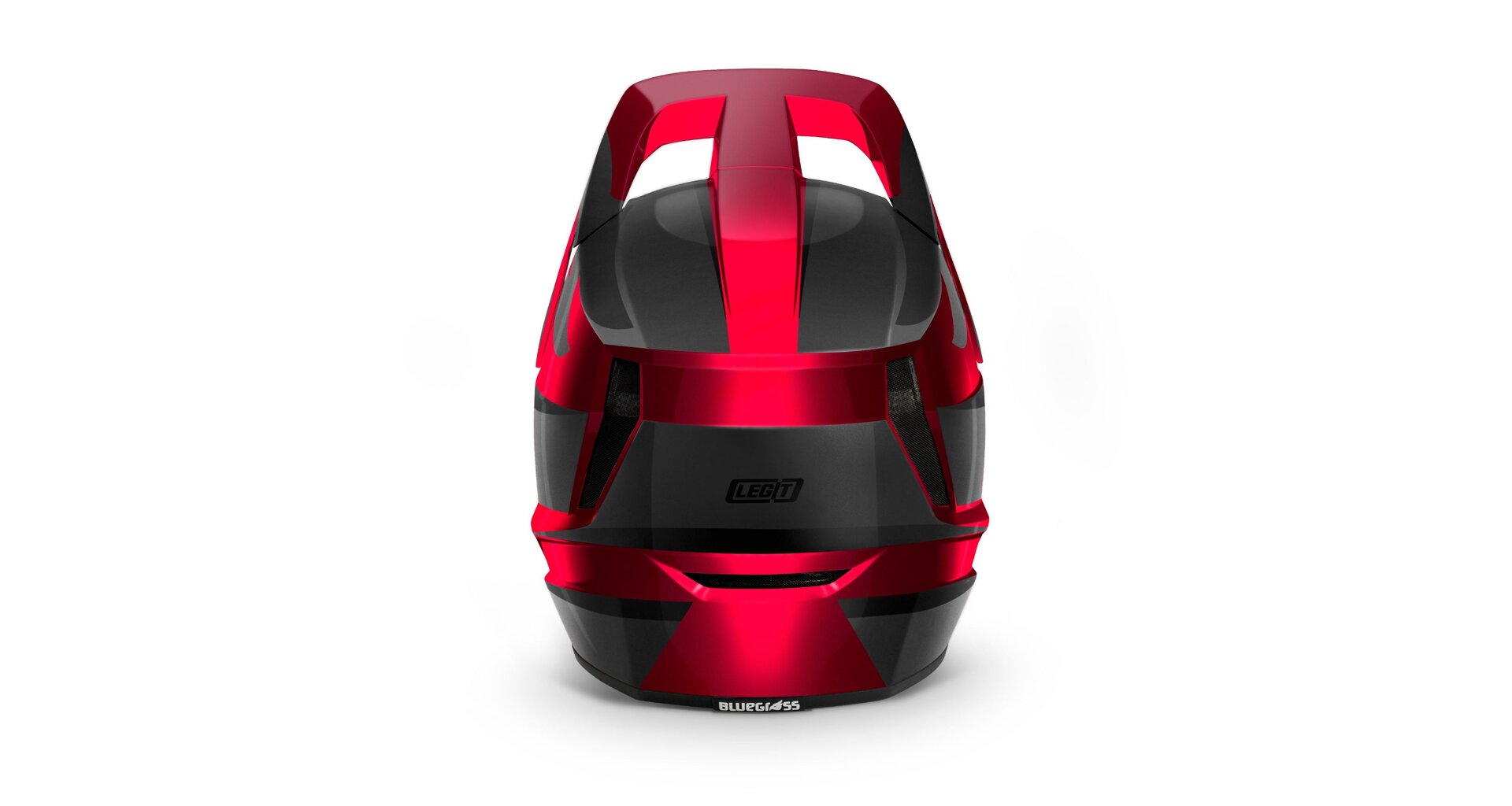Integrální přilba BLUEGRASS LEGIT černá/červená metalická - 58/60 Typ: vel. 58/60 - Obrázek 2