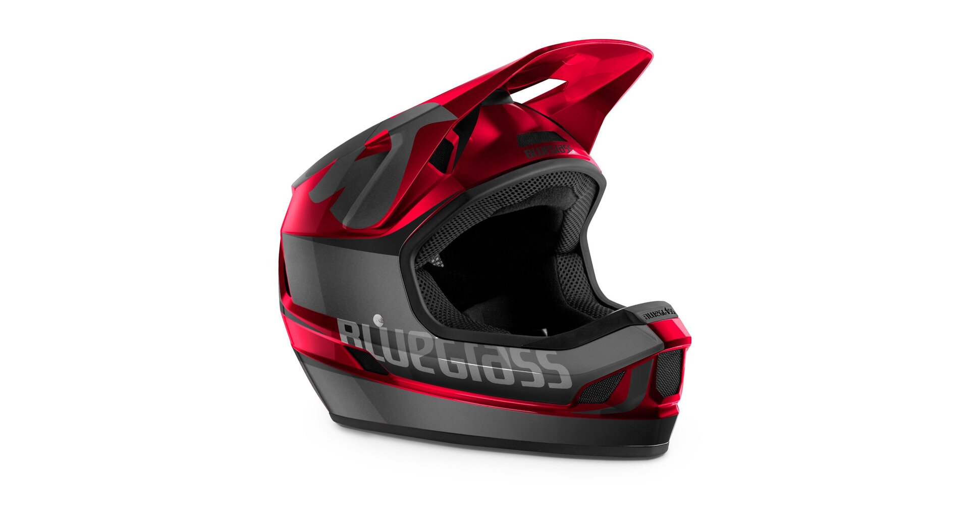 Integrální přilba BLUEGRASS LEGIT černá/červená metalická - 58/60 Typ: vel. 58/60