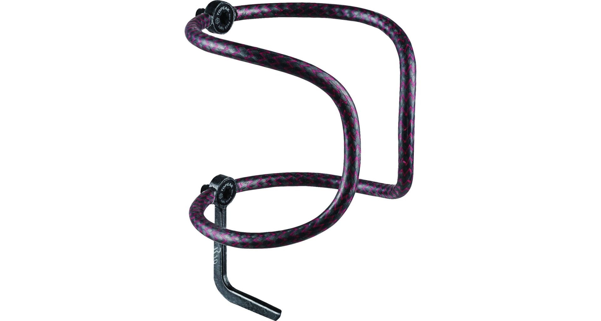 Košík na lahev Topeak Feza Cage Kevlar Carbon R10 - Červená