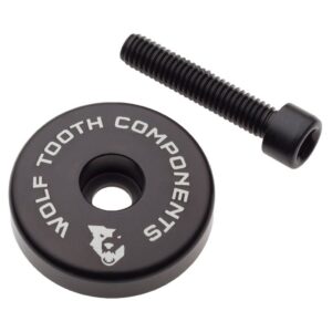 Krytka hlavového složení Wolf Tooth Ultralight stem cap + 5mm Barva: Černá