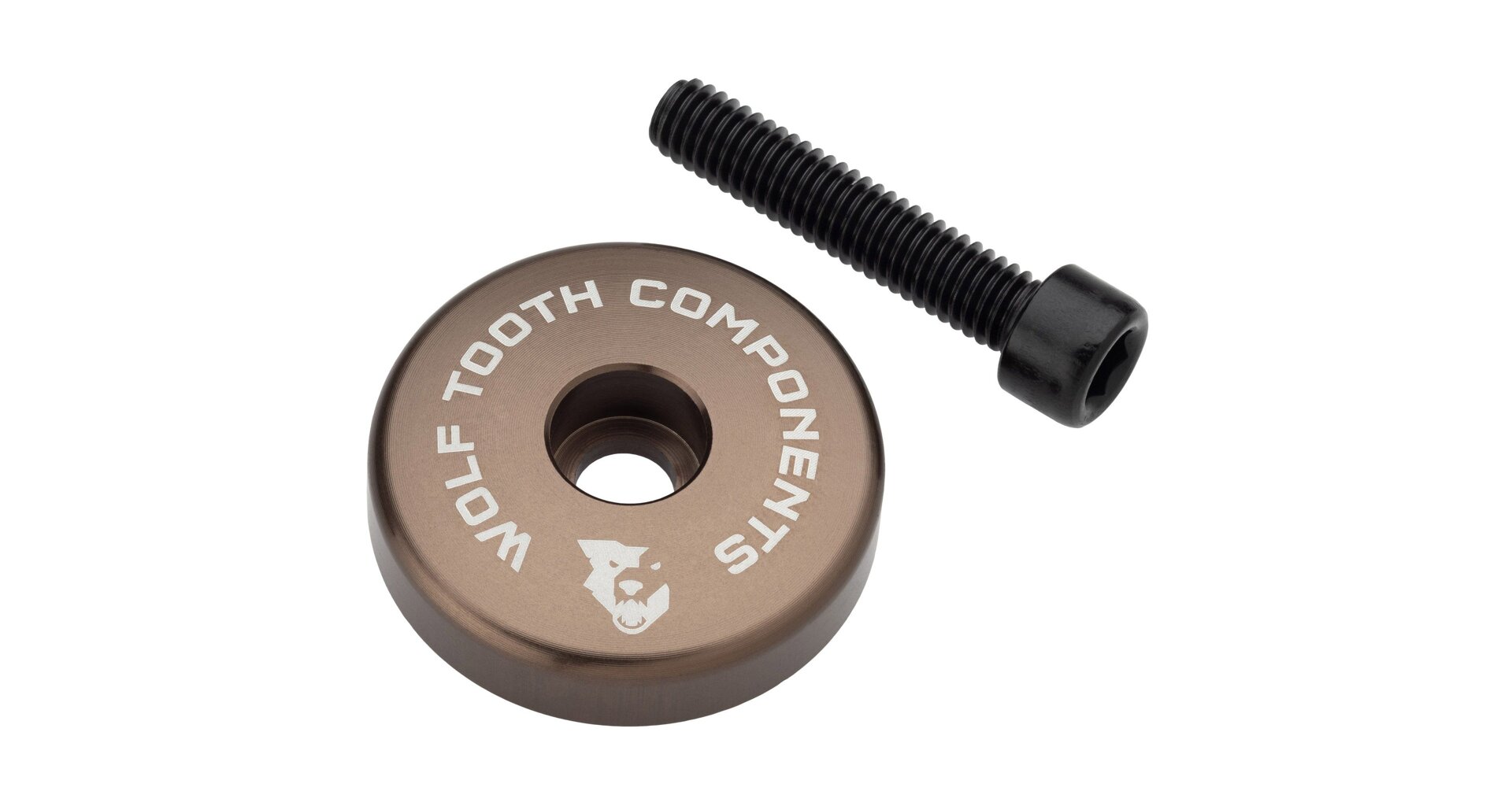 Krytka hlavového složení Wolf Tooth Ultralight stem cap + 5mm Barva: Espresso