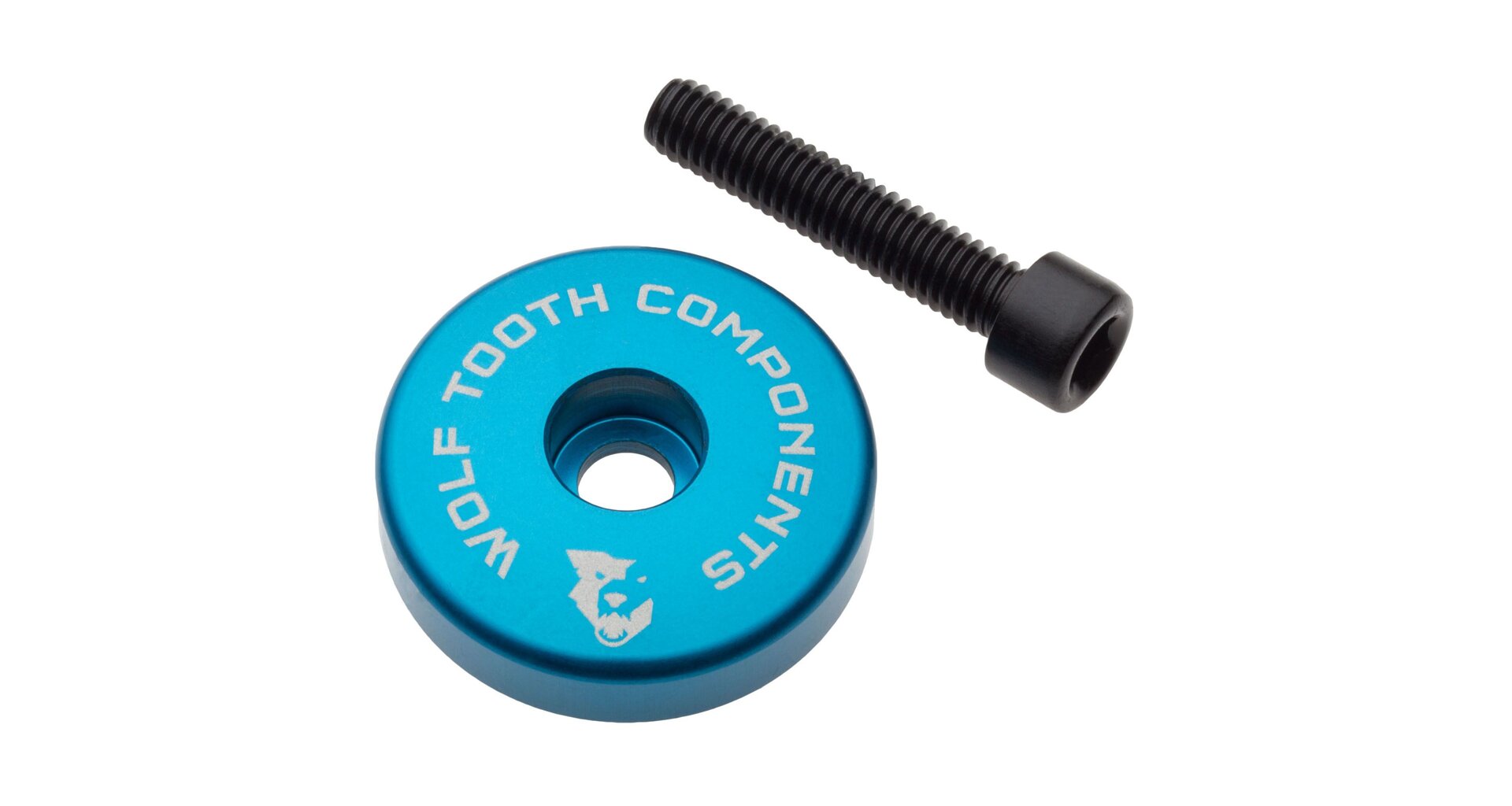 Krytka hlavového složení Wolf Tooth Ultralight stem cap + 5mm Barva: Modrá