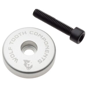 Krytka hlavového složení Wolf Tooth Ultralight stem cap + 5mm Barva: Stříbrná