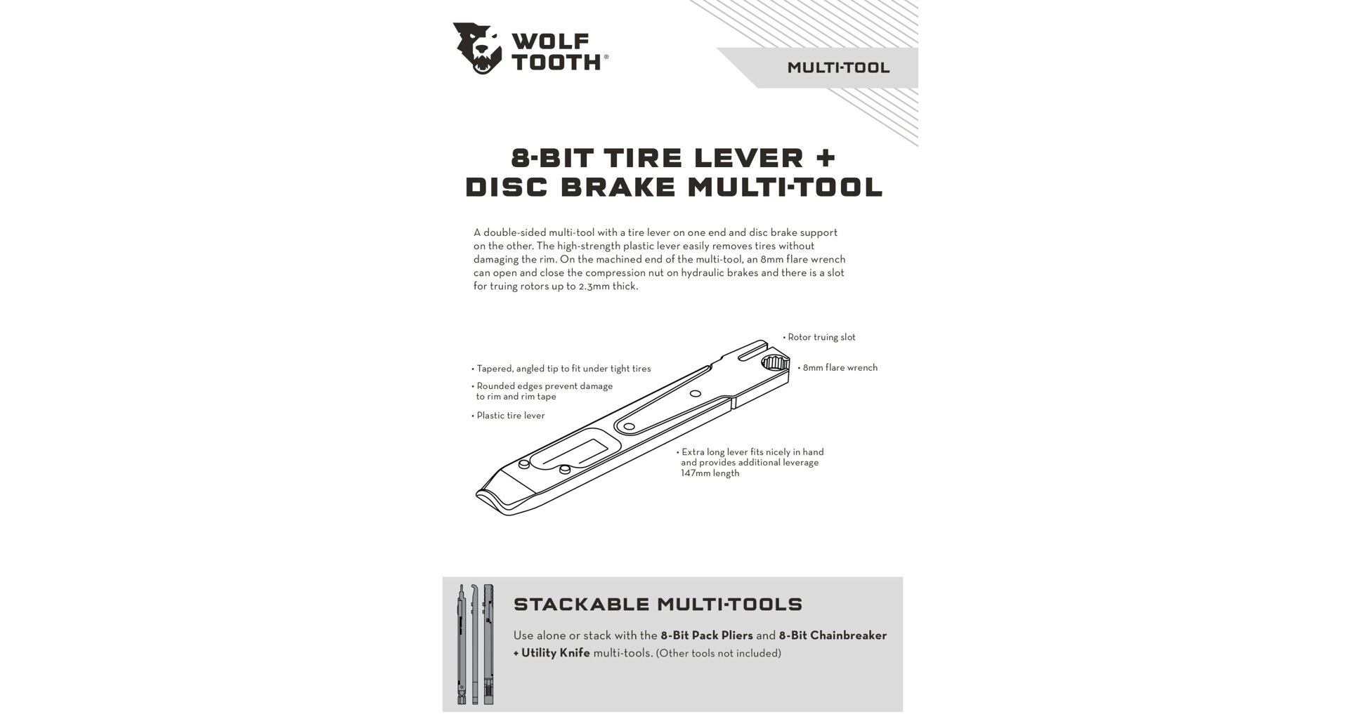 Montpáka + rovnač kotoučů Wolf Tooth 8-Bit - Obrázek 2